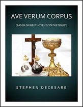 Ave Verum Corpus SATB choral sheet music cover